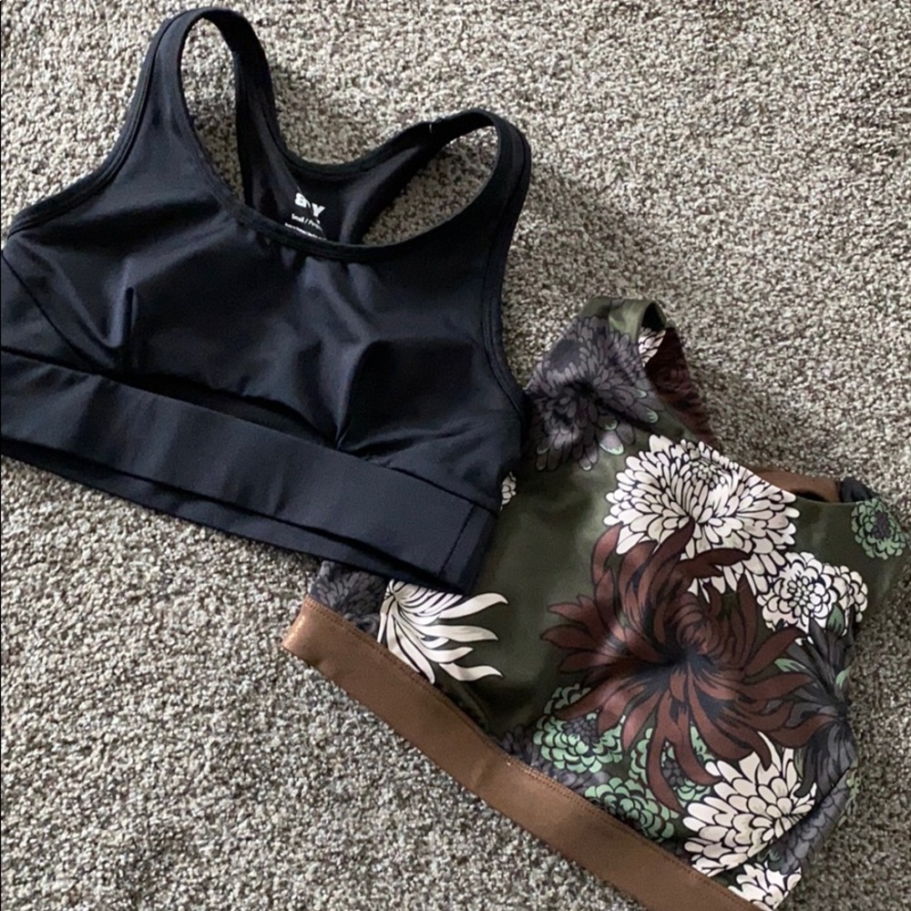 Two Joy Lab size small sports bras